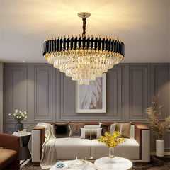 DAZZLUX Luxury Crystal Large Chandelier