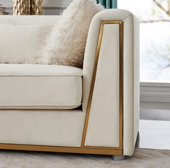 Modish Modern Beige Sofa Set