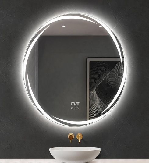 CHARMELLE Round Stylish LED Mirror