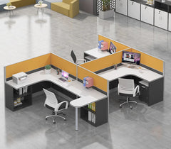 Modern Multi Layout Cubicle with Privacy Partitions