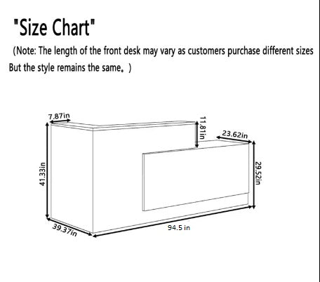 Glenwood L shape Reception Desk