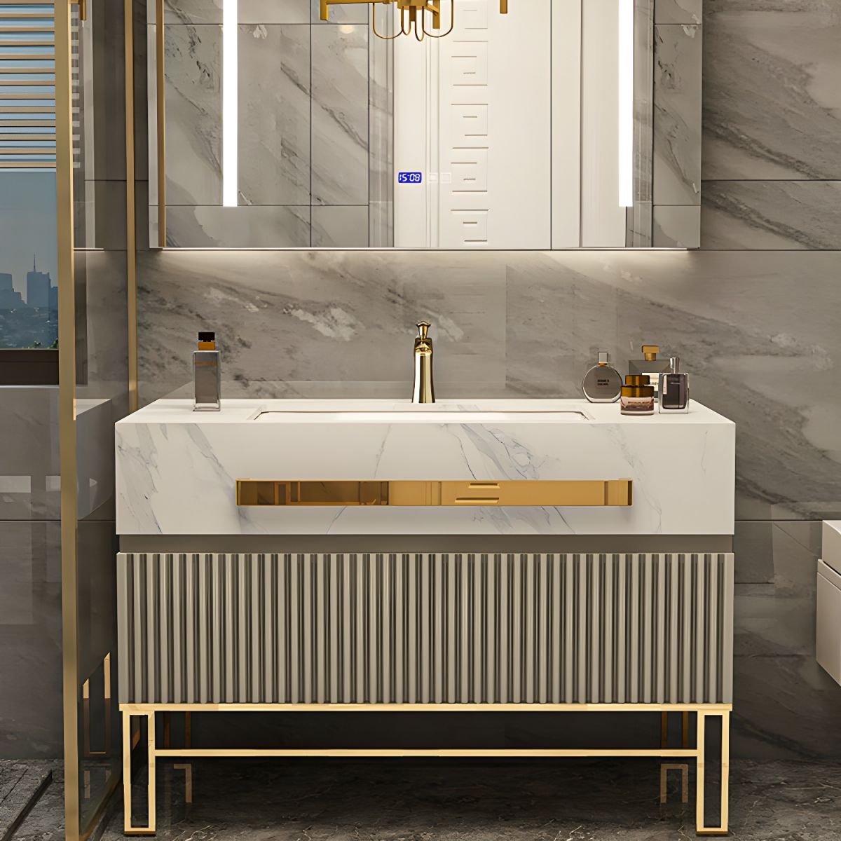 GOLD GLAM Bathroom Vanity