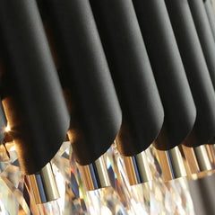 DAZZLUX Luxury K9 Crystal Linear Chandelier