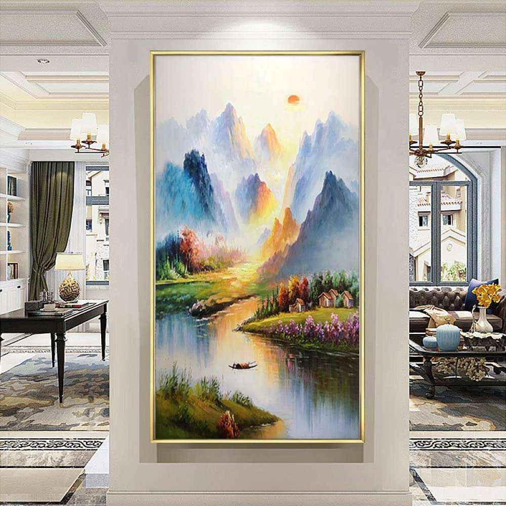 Boat in Paradise Framed Oil Painting - Northern Interiors