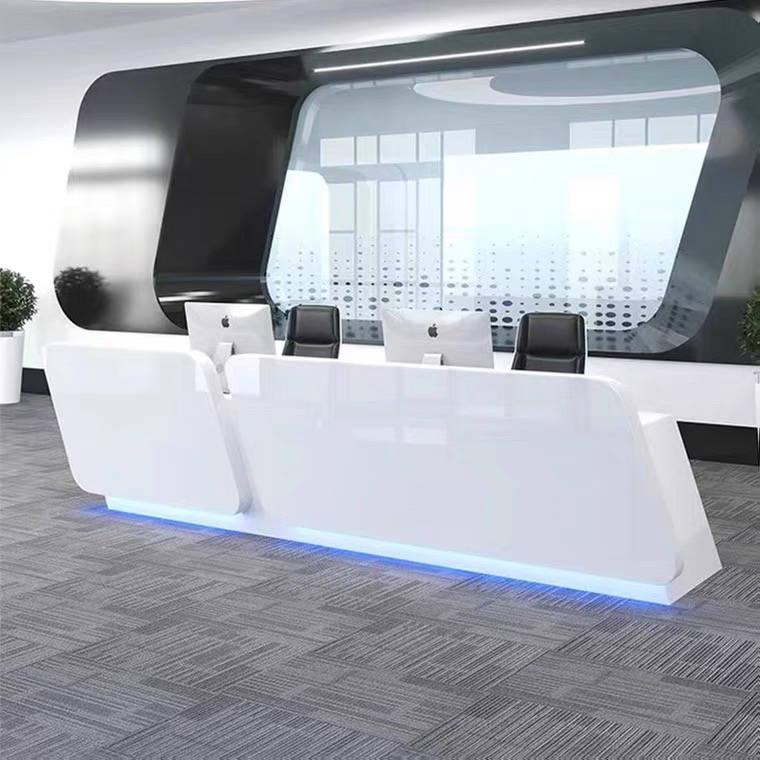 Camber Modern LED Reception Desk - Northern Interiors