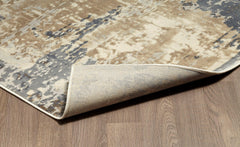 Charisma Muted Grey Ivory Distressed Abstract Rug - Northern Interiors