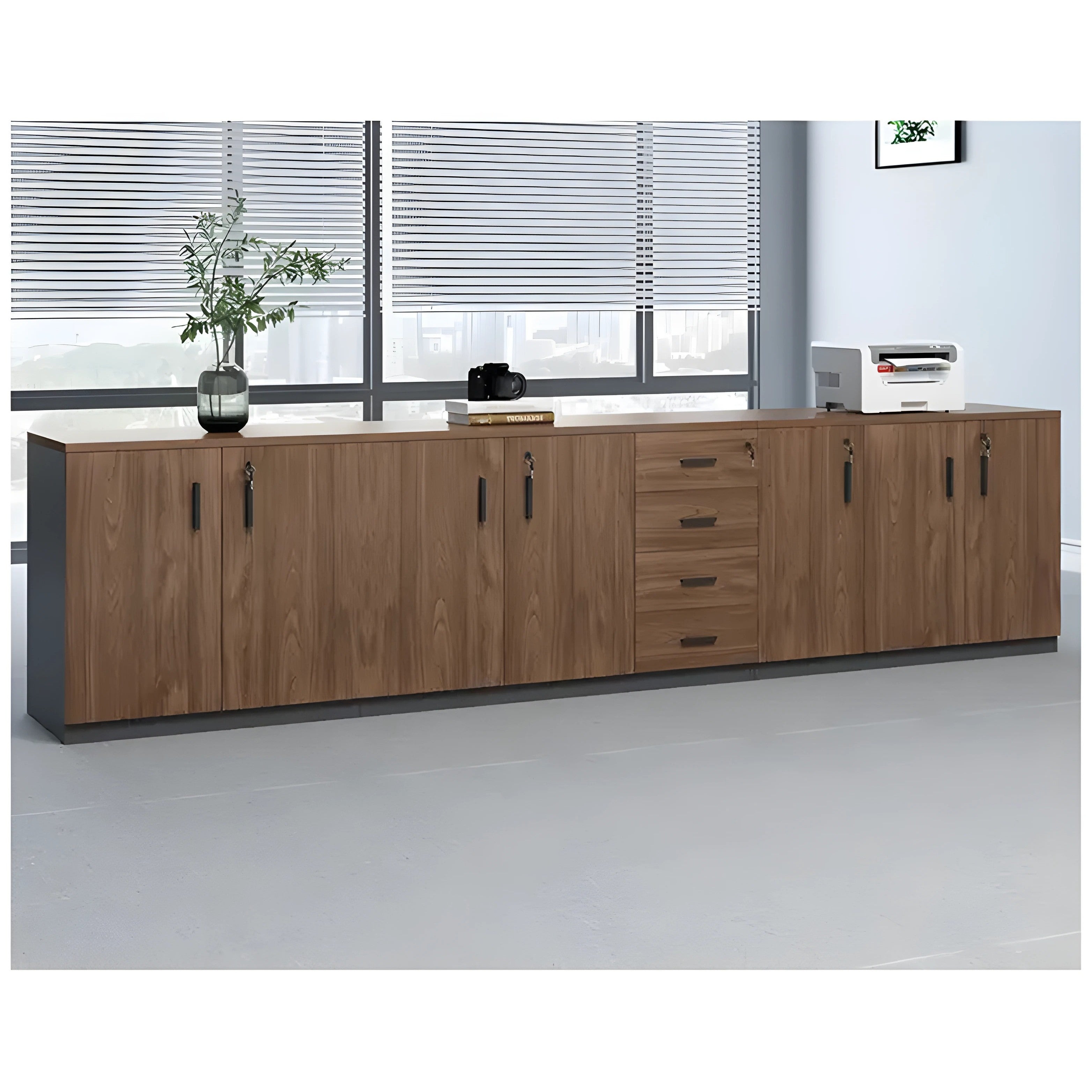 MIREVAN Low Office Credenza Cabinet