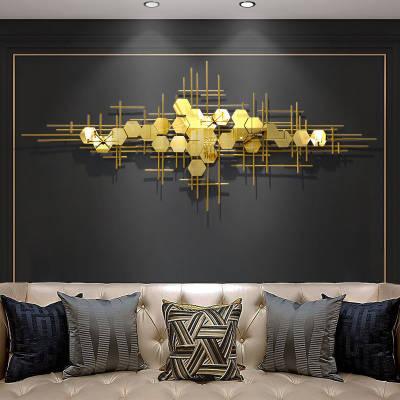 Golden Abstract Stainless Steel Wall Decor - Northern Interiors