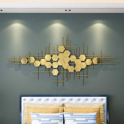 Golden Abstract Stainless Steel Wall Decor - Northern Interiors