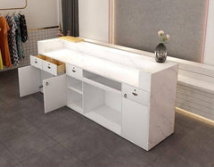 Golden Ice Luxury Reception Desk - Northern Interiors