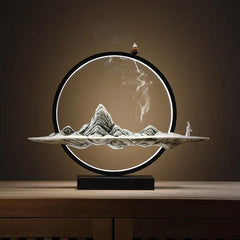 LED Misty Mountain Incense Burner Table Lamp - Northern Interiors