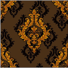 Luxury Classic Gold Brown Pattern Waterproof Wallpaper - Northern Interiors