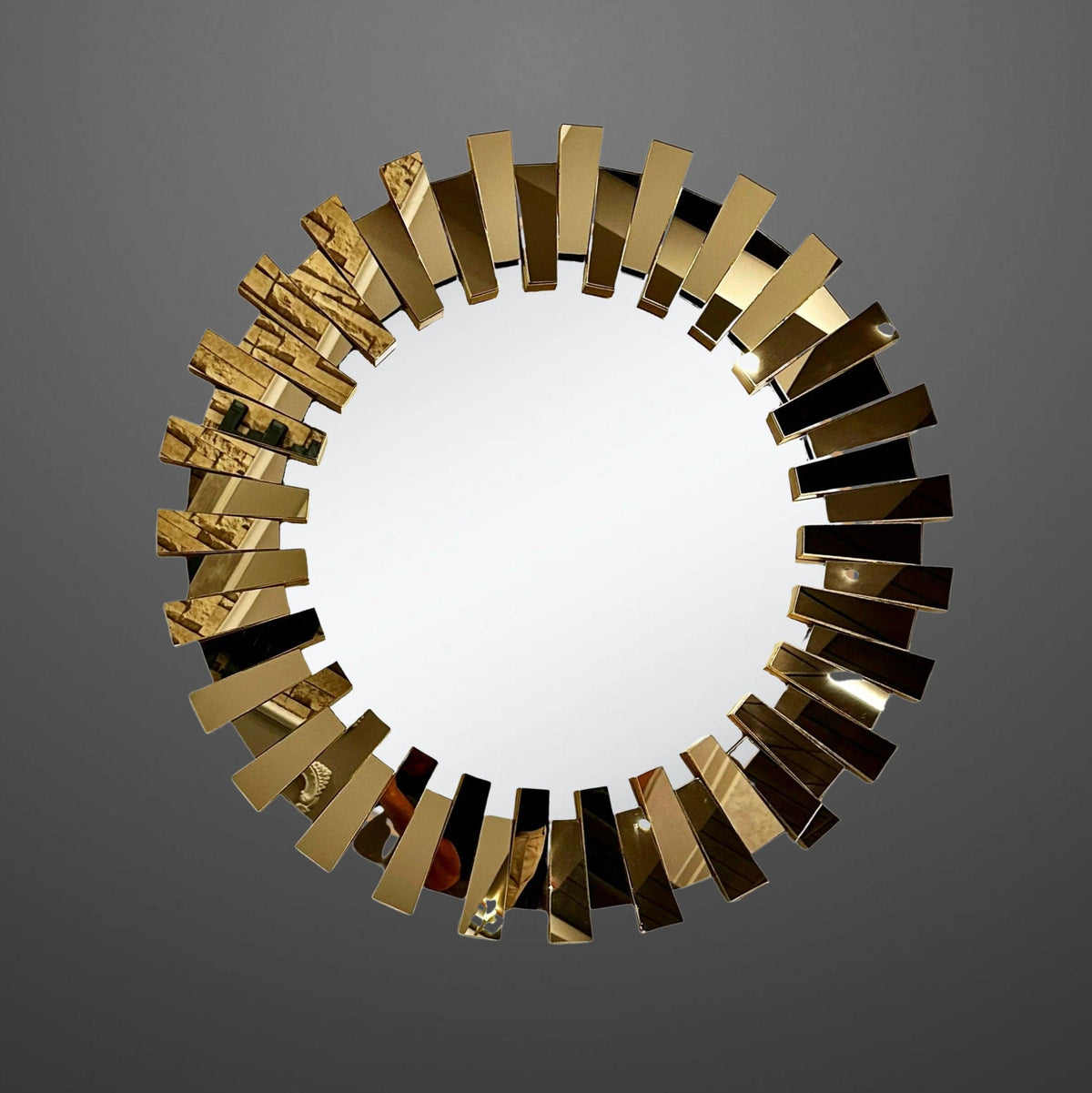 Modern Gold Decorative Wall Mirror - Northern Interiors