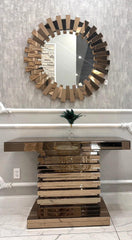 Modern Gold Decorative Wall Mirror - Northern Interiors