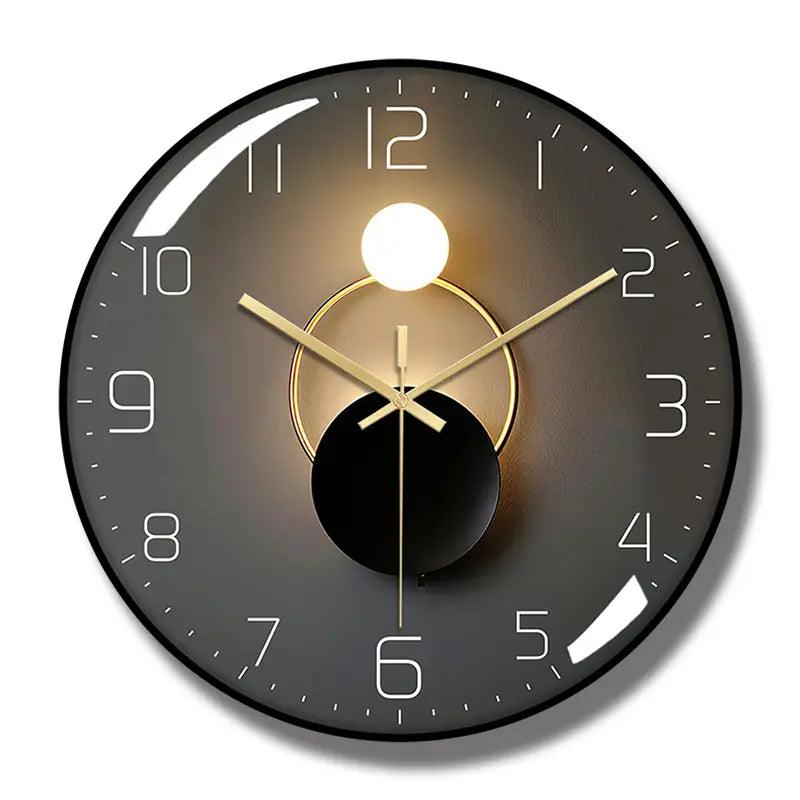 Moon & Planet Wall Modern Clock - Northern Interiors