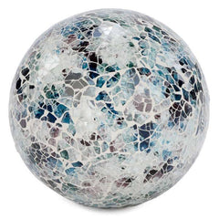 Mosaic Ball - Blue & White Motif - Northern Interiors