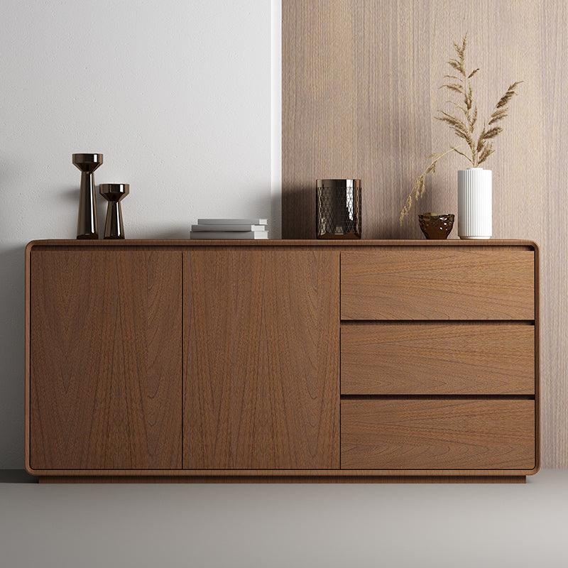 Nordic Oasis Walnut sideboard Cabinet - Northern Interiors