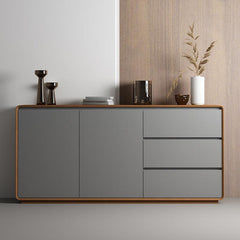 Nordic Oasis Walnut sideboard Cabinet - Northern Interiors