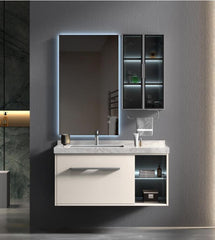 ONER Luxury Wall Mount Black Bathroom Vanity Set - Northern Interiors