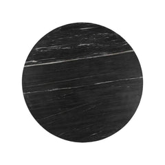 Pandora 4 Person Dining Table - Italian Black Marble - Northern Interiors