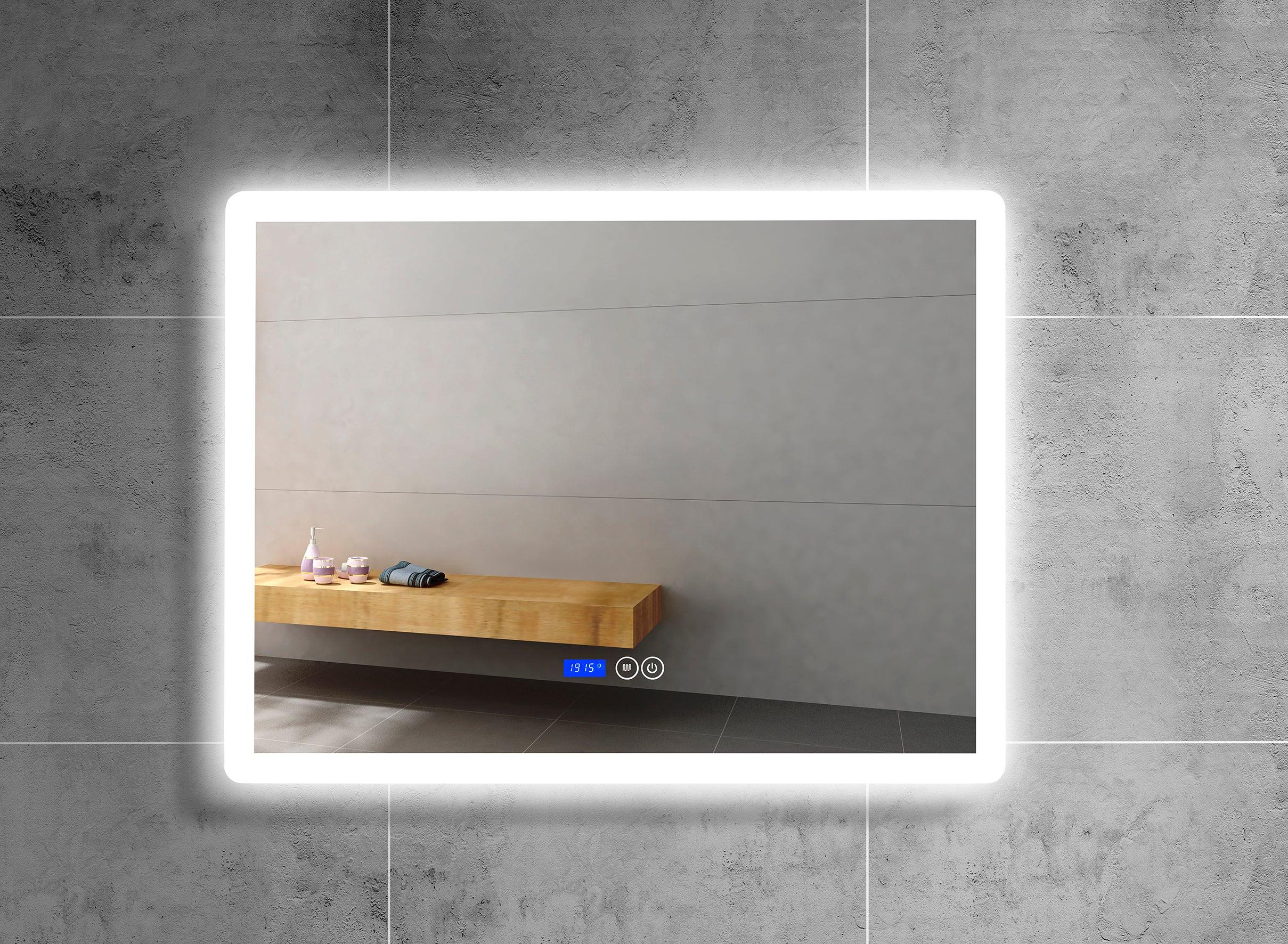 Rectangular Modern LED Mirror - Northern Interiors