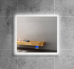 Square LED Mirror with Defogger - Northern Interiors