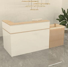 Stylish Customizable L shape Reception Desk - Northern Interiors