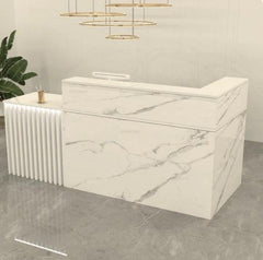 Stylish Customizable L shape Reception Desk - Northern Interiors