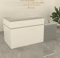 Stylish Customizable L shape Reception Desk - Northern Interiors