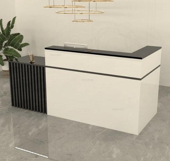 Stylish Customizable L shape Reception Desk - Northern Interiors