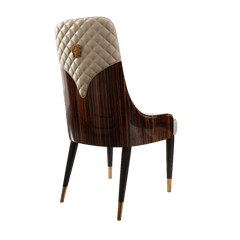 Super Luxury Medusa Head Leather Dining Chair - Northern Interiors