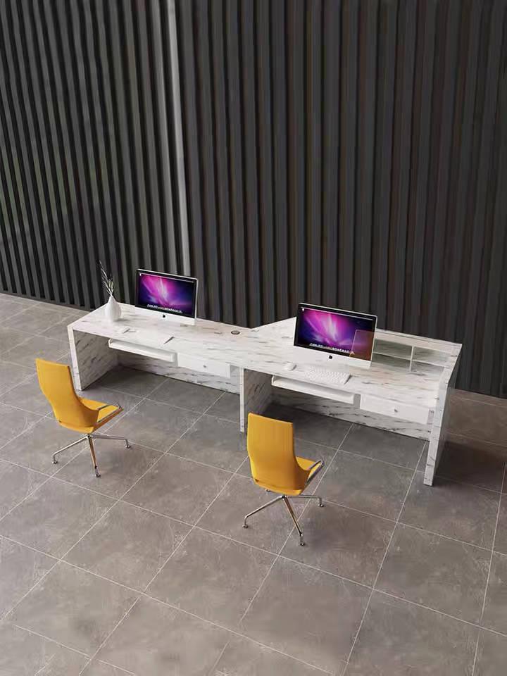 X-DESK LED Modern Reception Desk - Northern Interiors