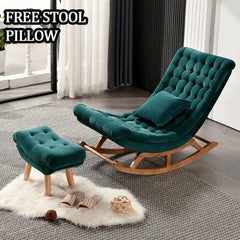 ZEN Lounge Rocking Chair and Ottoman - Northern Interiors