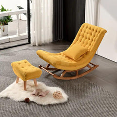 ZEN Lounge Rocking Chair and Ottoman - Northern Interiors