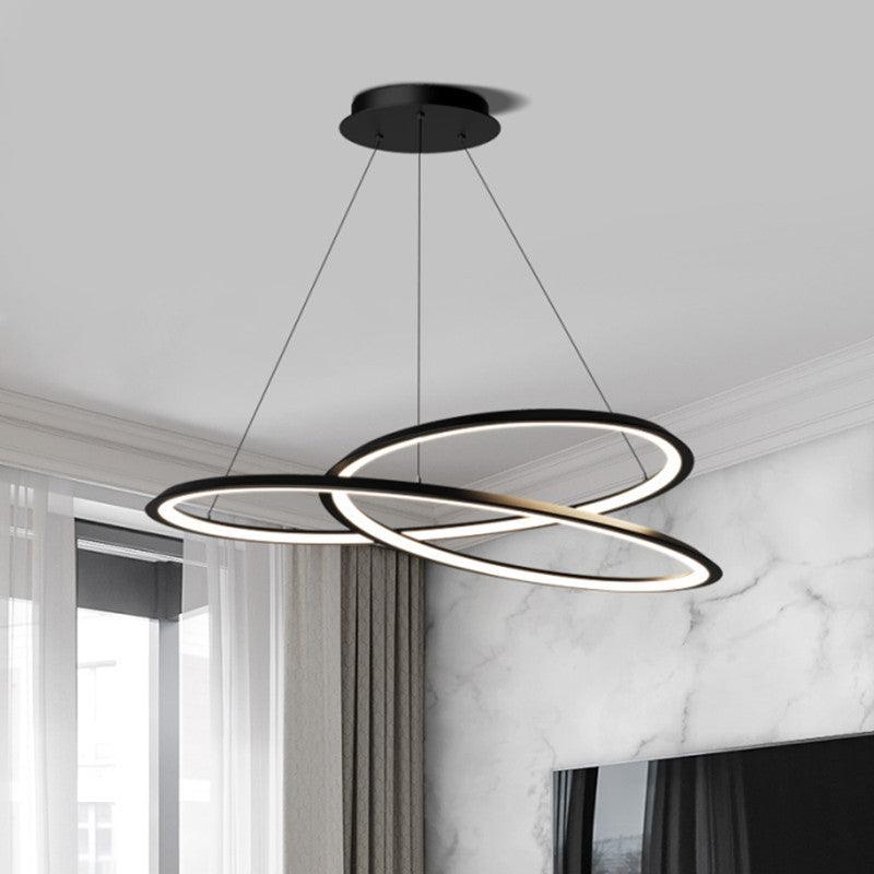 Anello Modern Luxury Black LED Pendant Light - Northern Interiors