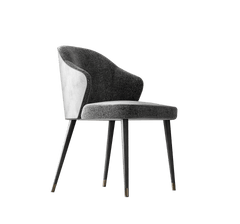 Melinda Gray Velvet Dining Chair - Northern Interiors