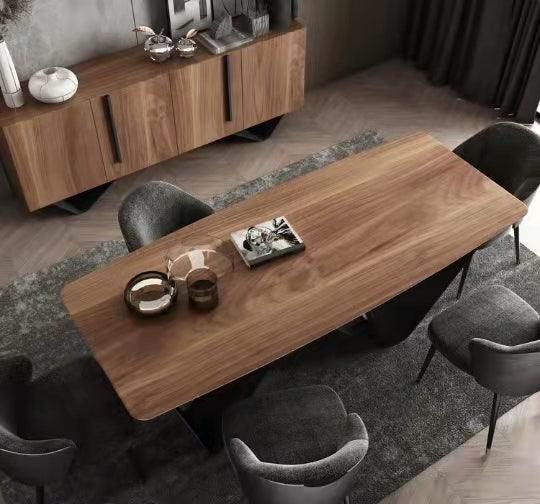 Nordic modern solid wood dining Table - Northern Interiors