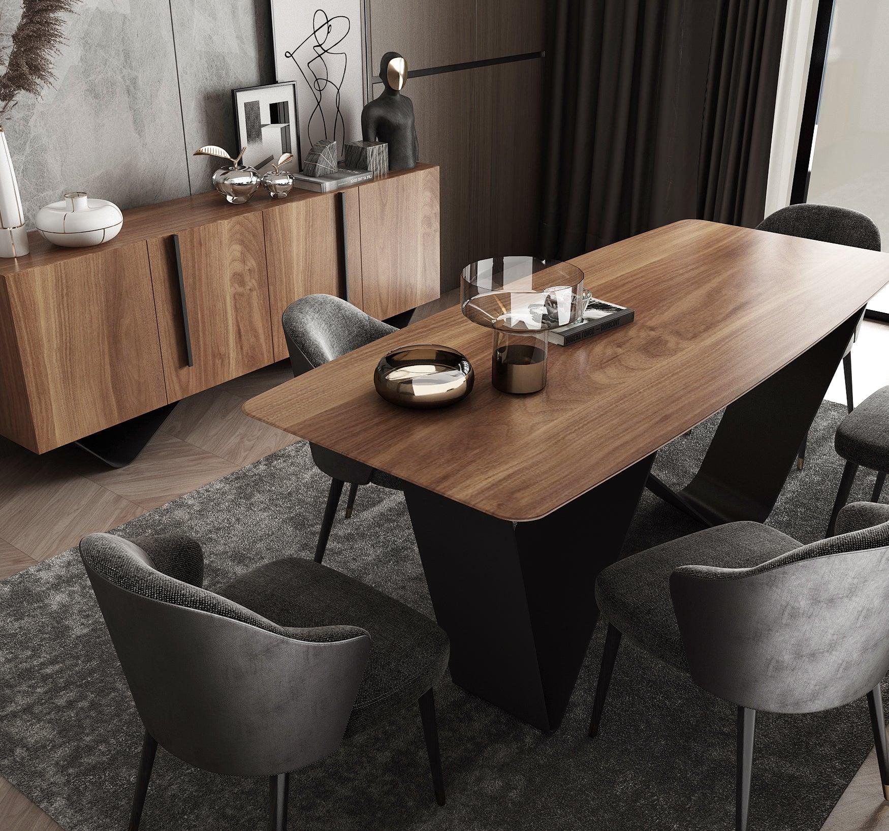 Nordic modern solid wood dining Table - Northern Interiors