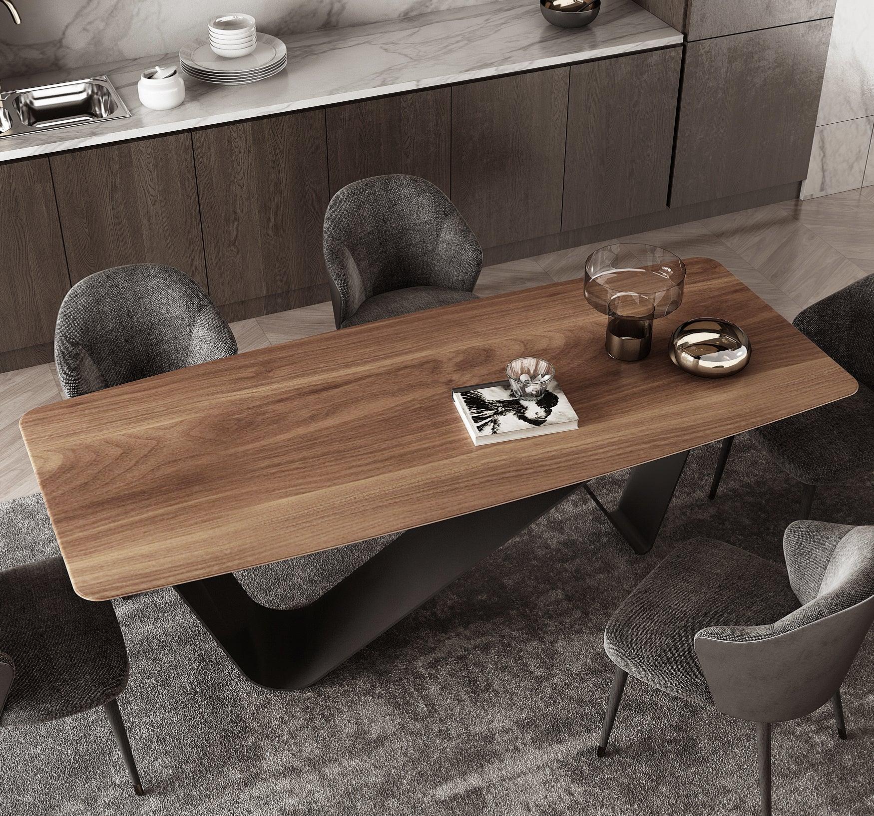 Nordic modern solid wood dining Table - Northern Interiors