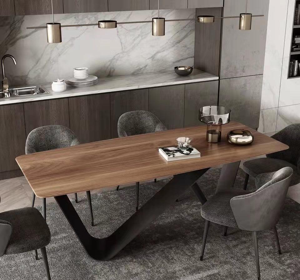 Nordic modern solid wood dining Table - Northern Interiors