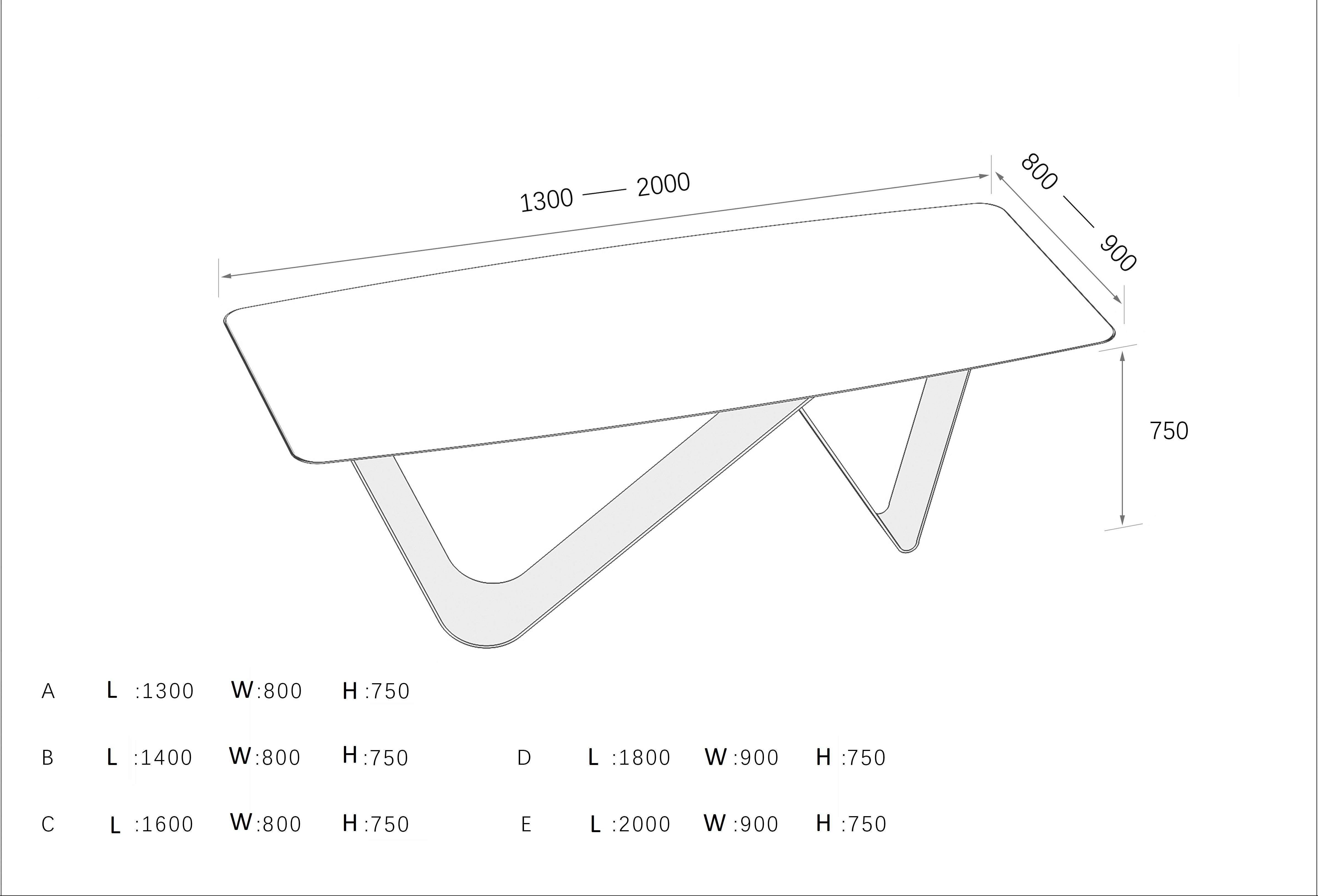 Nordic modern solid wood dining Table - Northern Interiors